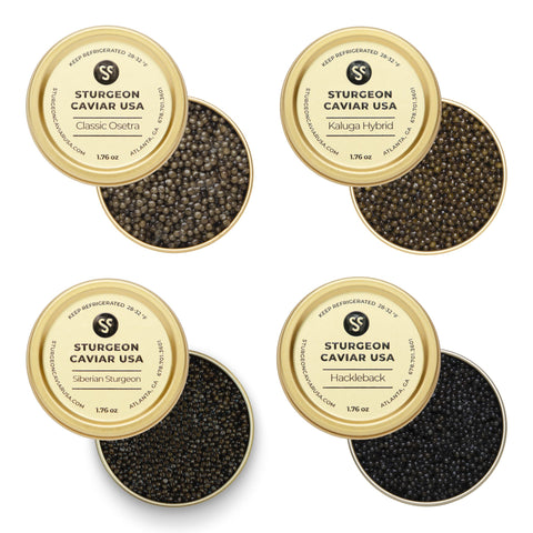 Sturgeon Caviar Tasting Sets