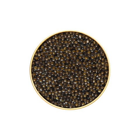 Kaluga Hybrid Caviar - open tin