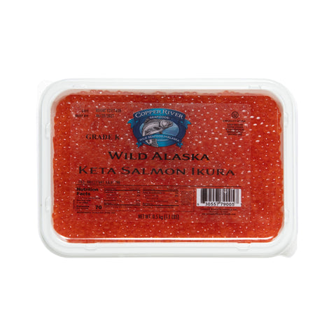 Wild Alaska Chum Salmon Ikura Copper River 17.6 oz