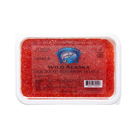 Wild Alaska Sockeye Salmon Ikura Copper River 17.6 oz
