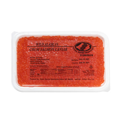 Wild Alaskan Chum Salmon Caviar Sitka Sound 17.6 oz