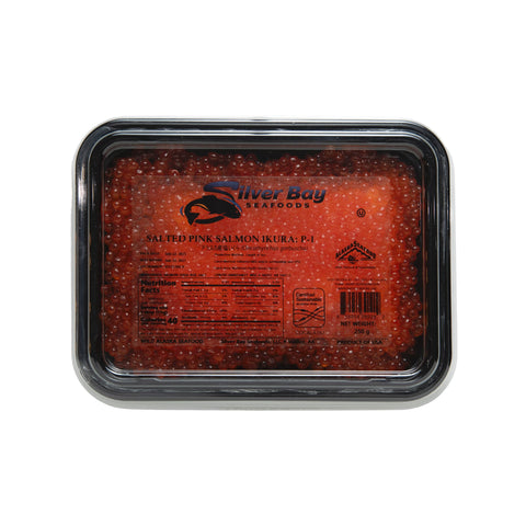 Wild Alaska Pink Salmon Ikura Silver Bay